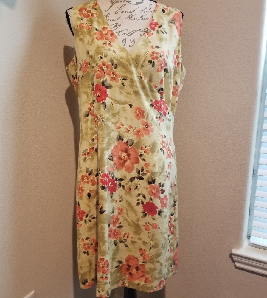Tommy Bahama Silk Sleeveless Dress Size 14